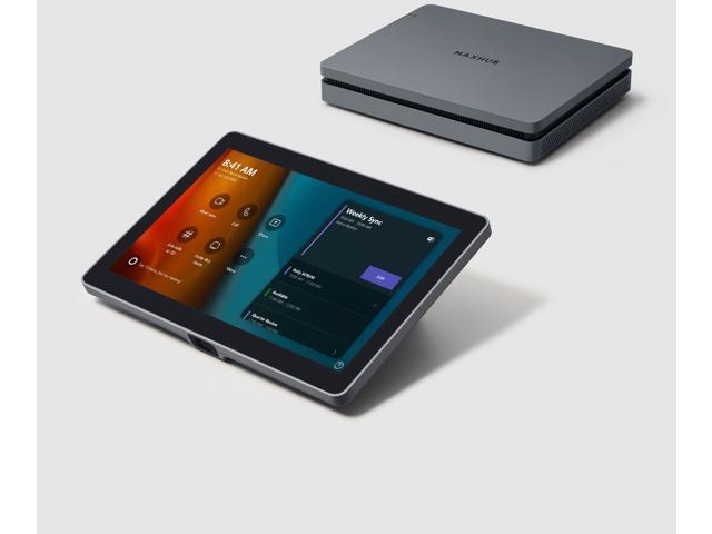 MAXHUB MTR XCore Kit with Compute and Touch Console, Teams Certified - USB-A 3.0 - LAN - USB-C - HDMI Out - Audio Out - Kensington Lock Slot 10.1...