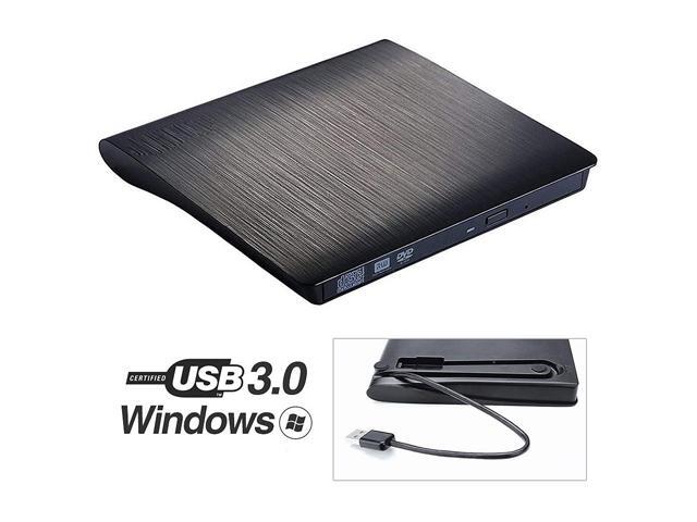Jansicotek External CD/DVD Drive USB 3.0 Portable R/W Optical Drive High Speed Data Transfer Slim CD DVD Burner Recorder CD ROM for...