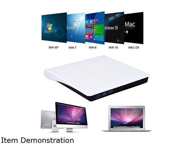 Jansicotek External CD/DVD Drive USB 3.0 Portable R/W Optical Drive High Speed Data Transfer Slim CD DVD Burner Recorder CD ROM for...