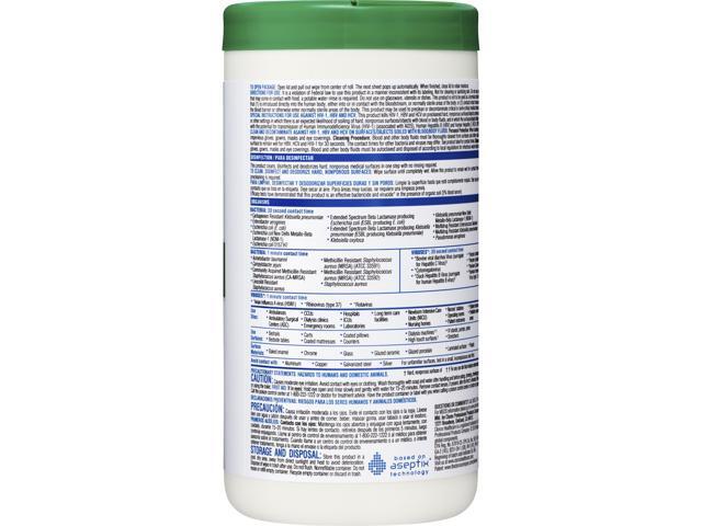 Clorox Healthcare Hydrogen Peroxide Cleaner Disinfectant Wipes - 95 Wipes/Canister CLO30824