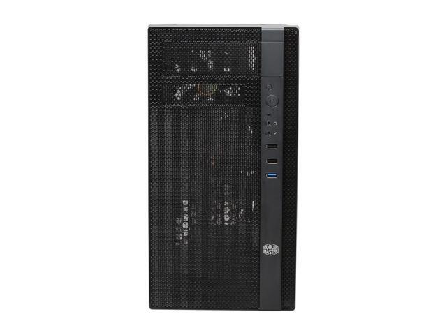 Cooler Master N200 Micro-ATX Mini Tower with Front Mesh Ventilation, Minimal Design, 240mm Close-Loop AIO Support