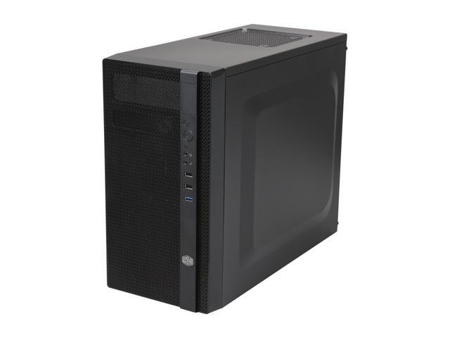 Cooler Master N200 Micro-ATX Mini Tower with Front Mesh Ventilation, Minimal Design, 240mm Close-Loop AIO Support