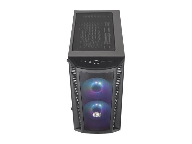 Cooler Master MasterBox MB311L ARGB Airflow Micro-ATX Mini Tower with Fine Mesh Front Panel, Mesh Intake Vents, Tempered Glass Side Panel, ARGB...