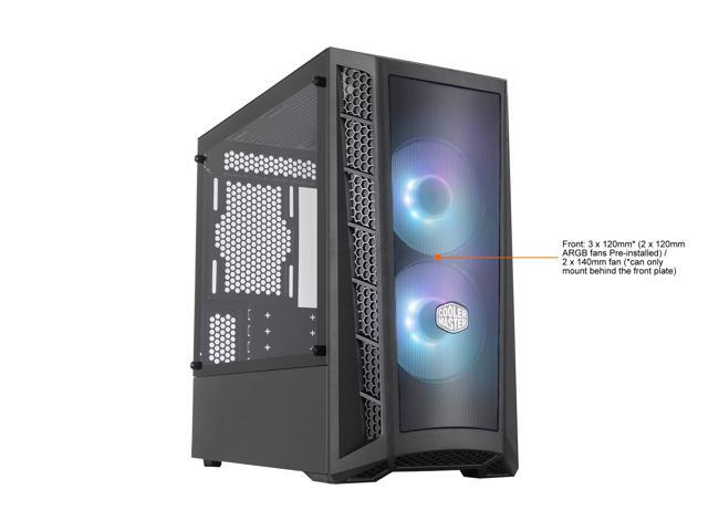 Cooler Master MasterBox MB311L ARGB Airflow Micro-ATX Mini Tower with Fine Mesh Front Panel, Mesh Intake Vents, Tempered Glass Side Panel, ARGB...