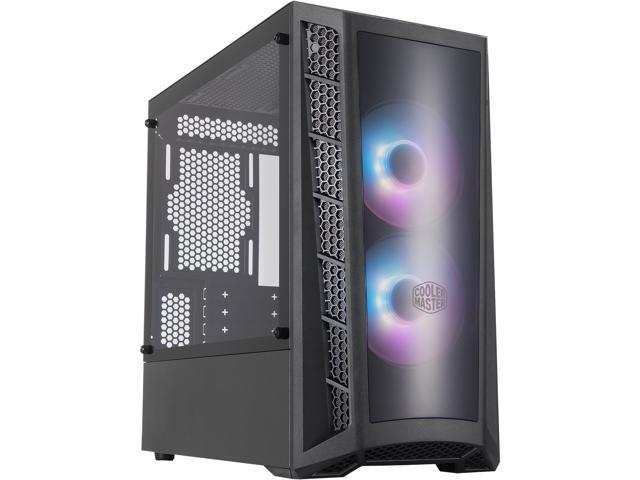 Cooler Master MasterBox MB320L ARGB Micro-ATX Mini Tower with DarkMirror Front Panel, Mesh Intake Vents, Tempered Glass Side Panel, ARGB.
