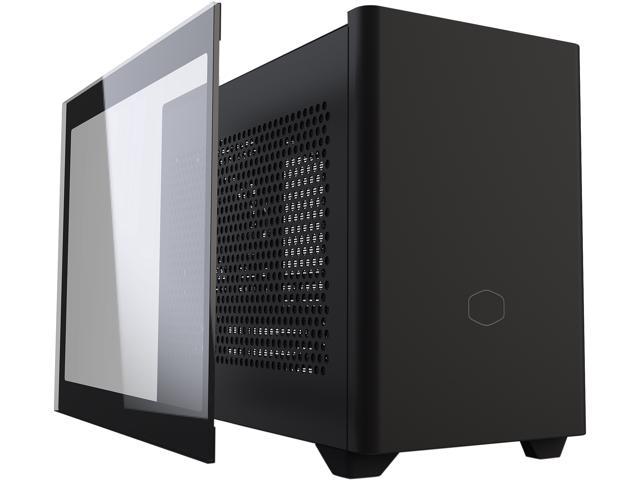 Cooler Master MasterBox NR200P SFF Small Form Factor Mini-ITX Case with Tempered glass or Vented Panel Option, PCI Riser Cable, Triple-slot GPU.