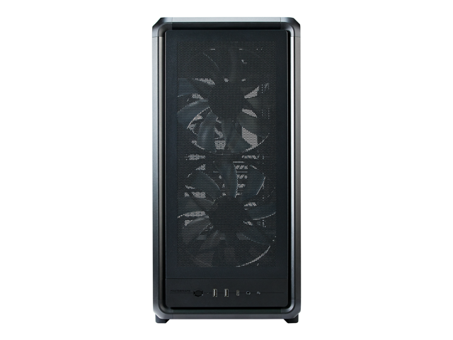 Cooler Master MasterFrame 500 Mesh ATX Mid-Tower PC Case - High Airflow Premium Aluminum Chassis, Powerful Dual 200mm Intake Fans, Freeform 2.0...