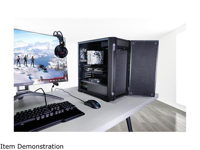 Antec P10 FLUX, F-LUX Platform, 5 x 120mm Fans Included, Reversible & Swing-Open Front Panel, Air-Concentrating Filter, 5.25' ODD, Fan-Speed...