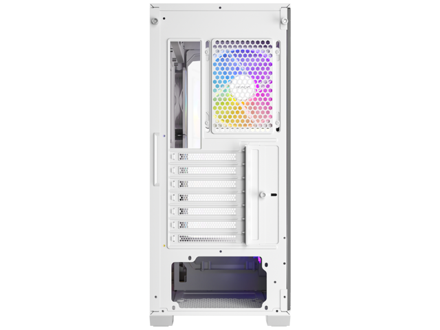Antec C3 ARGB White, 3 x 120mm & 1 x 120mm ARGB PWM Fans Included, Up to 8 Fans Simultaneously, Type-C 3.2 Gen 2 port, Seamless Tempered Glass...