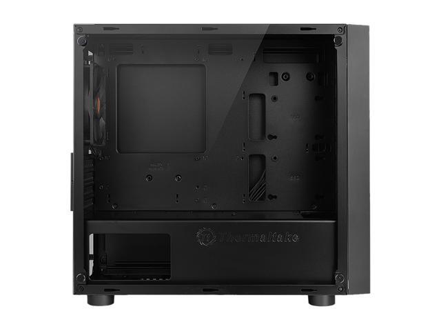 Thermaltake - Versa H18 TG Mid Tower Case - Black/Blue - image 8