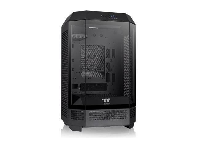 Thermaltake Tower 300 Black Micro-ATX Case; 2x140mm CT Fan Included; Support Up to 420mm Radiator; Horizontal display capable with optional Chassis...