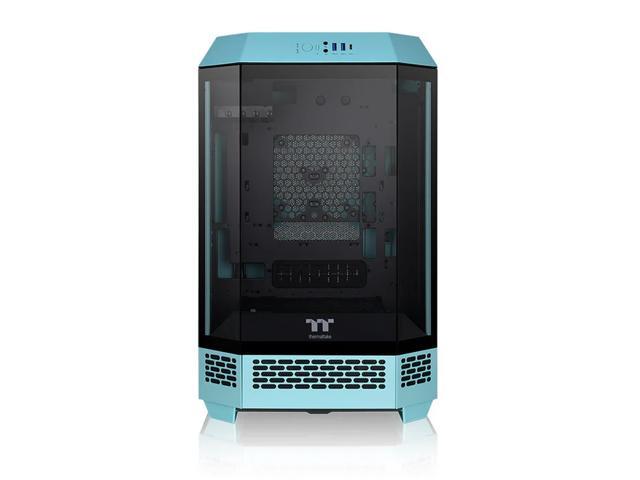 Thermaltake - The Tower 300 Micro ATX PC Case - Turquoise - image 3
