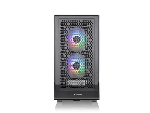 Thermaltake Ceres 330 TG ARGB Black Mid Tower E-ATX Case Supports Hidden-Connector Motherboard; Preinstalled 2 x CT140 ARGB Fans; Rotational PCIe...