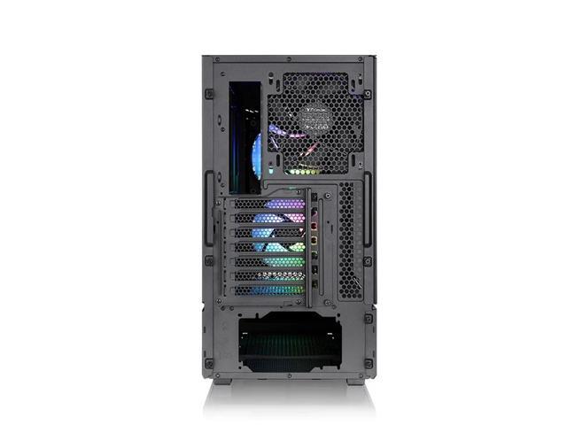 Thermaltake Ceres 330 TG ARGB Black Mid Tower E-ATX Case Supports Hidden-Connector Motherboard; Preinstalled 2 x CT140 ARGB Fans; Rotational PCIe...