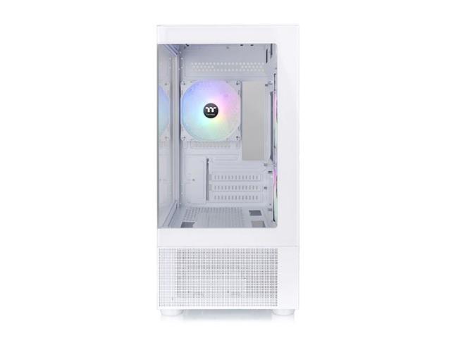 Thermaltake - View 170 TG ARGB  Micro-ATX Mid-Tower PC Case - Snow - image 4