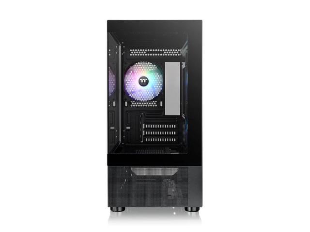 Thermaltake - View 170 TG ARGB Micro-ATX Mid-Tower PC Case - Black - image 4