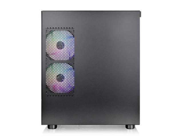 Thermaltake - View 170 TG ARGB Micro-ATX Mid-Tower PC Case - Black - image 6