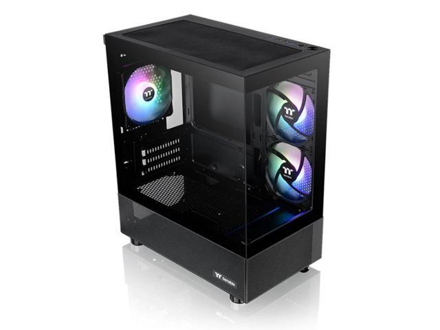 Thermaltake - View 170 TG ARGB Micro-ATX Mid-Tower PC Case - Black - image 7