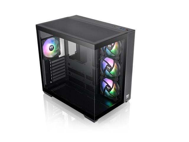 Thermaltake - View 380 TG ARGB Mid Tower ATX PC Case - Black - image 3