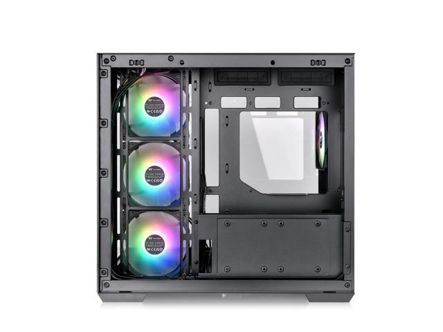 Thermaltake - View 380 TG ARGB Mid Tower ATX PC Case - Black - image 5