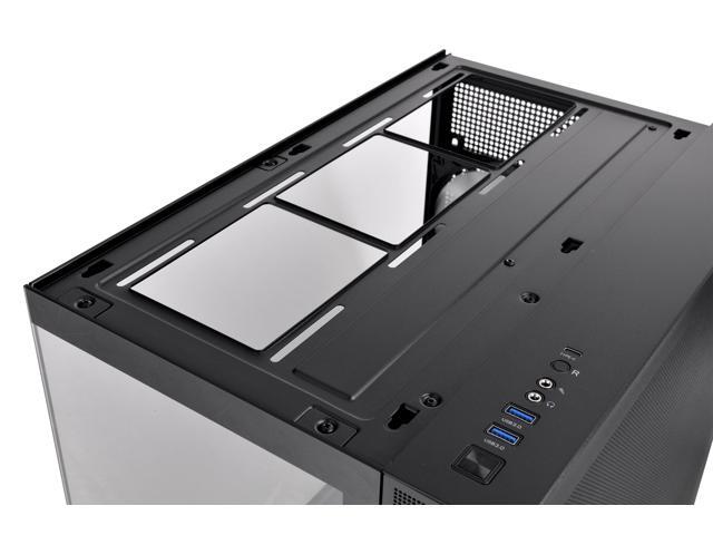 Thermaltake - View 380 TG ARGB Mid Tower ATX PC Case - Black - image 7