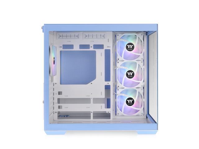 Thermaltake - View 380 TG ARGB Mid Tower ATX PC Case - Hydrangea Blue - image 6