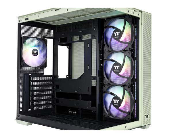 Thermaltake - View 380 TG ARGB  Mid Tower ATX PC Case - Matcha Green - image 3