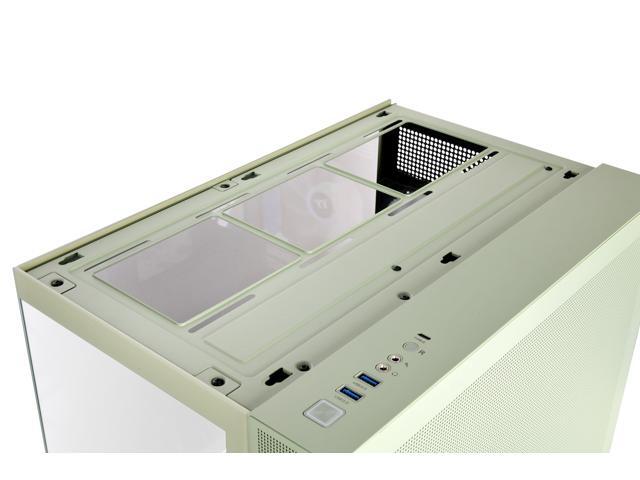 Thermaltake - View 380 TG ARGB  Mid Tower ATX PC Case - Matcha Green - image 8