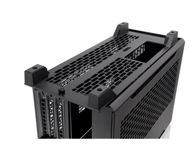 Thermaltake - TR100 SFF mITX Mini Tower PC Case with PCIe 4.0 Riser Cable Included - Black - image 12
