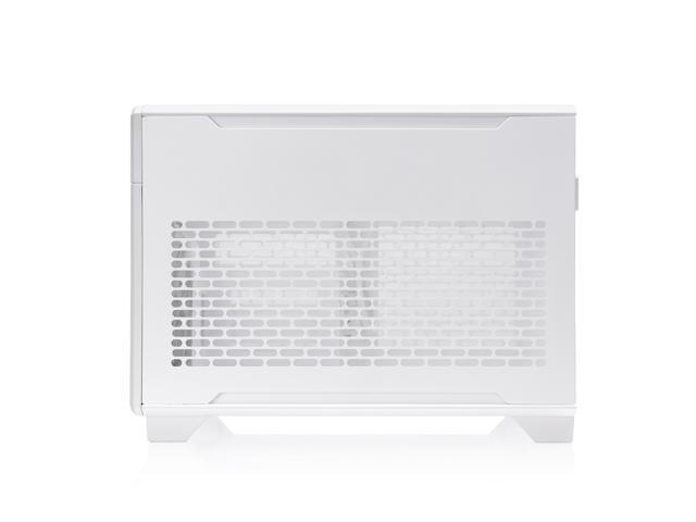 Thermaltake - TR100 SFF mITX Mini Tower PC Case with PCIe 4.0 Riser Cable Included - Snow - image 5