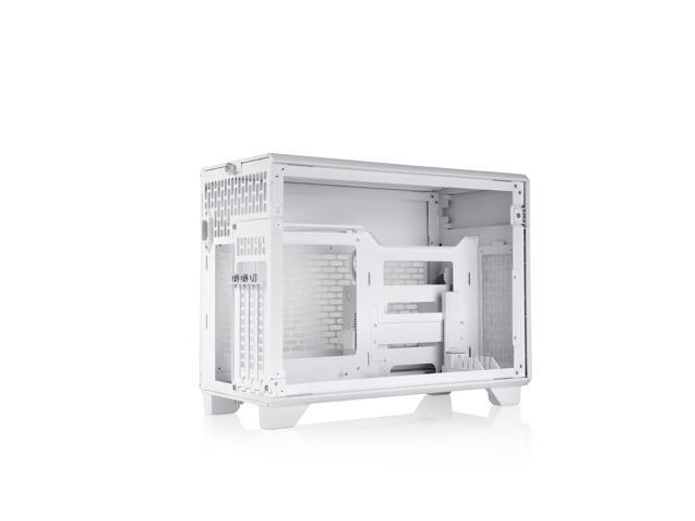 Thermaltake - TR100 SFF mITX Mini Tower PC Case with PCIe 4.0 Riser Cable Included - Snow - image 12
