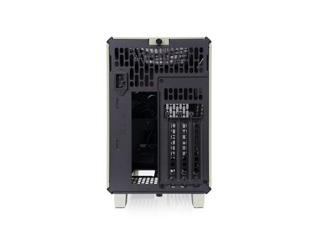 Thermaltake - TR100 SFF mITX Mini Tower PC Case with PCIe 4.0 Riser Cable Included - Matcha Green - image 9