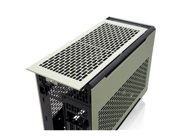 Thermaltake - TR100 SFF mITX Mini Tower PC Case with PCIe 4.0 Riser Cable Included - Matcha Green - image 10