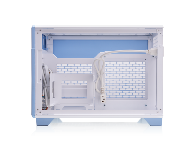 Thermaltake - TR100 SFF mITX Mini Tower PC Case with PCIe 4.0 Riser Cable Included - Hydrangea Blue - image 5