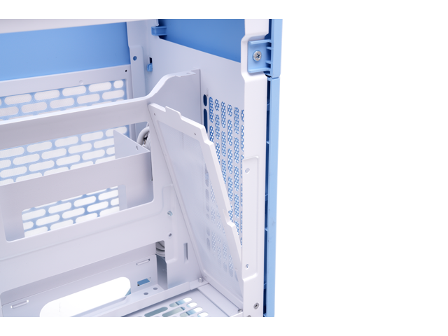 Thermaltake - TR100 SFF mITX Mini Tower PC Case with PCIe 4.0 Riser Cable Included - Hydrangea Blue - image 11