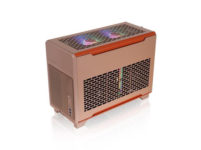 Thermaltake TR100 SFF Chassis; mITX Support; 18.9 Liters; PCIe 4.0 Riser Cable Included; 360mm GPU Clearance; 280mm Radiator Support; Removable...