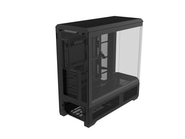 Thermaltake - View 600 TG Full Tower ATX PC Case - Black - image 6