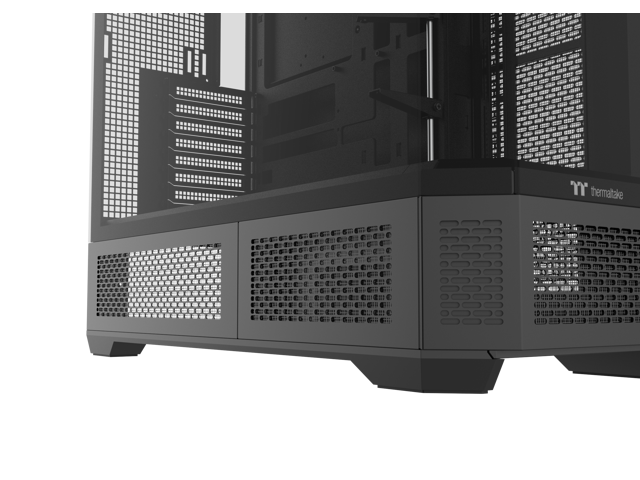 Thermaltake - View 600 TG Full Tower ATX PC Case - Black - image 10
