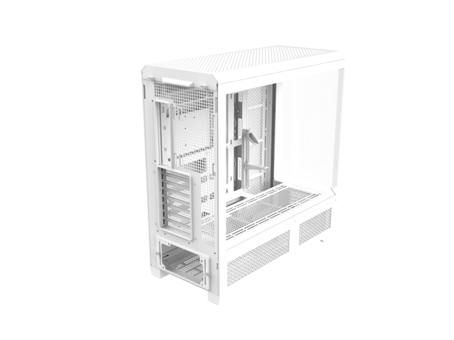 Thermaltake View 600 TG; Full Tower; 420mm Radiator Support; 480mm GPU Clearance; Hidden Connector Support; Rotatable PCIe Slots; 220mm PSU...