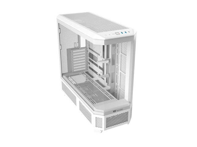 Thermaltake View 600 TG; Full Tower; 420mm Radiator Support; 480mm GPU Clearance; Hidden Connector Support; Rotatable PCIe Slots; 220mm PSU...