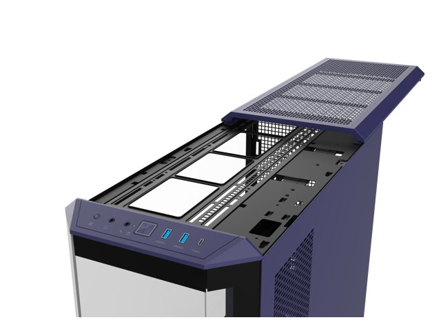 Thermaltake - View 600 TG Full Tower ATX PC Case - Future Dusk - image 4