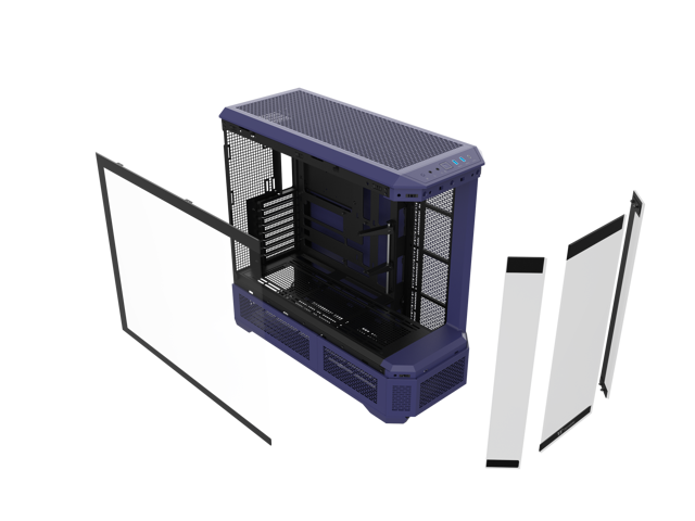 Thermaltake - View 600 TG Full Tower ATX PC Case - Future Dusk - image 5