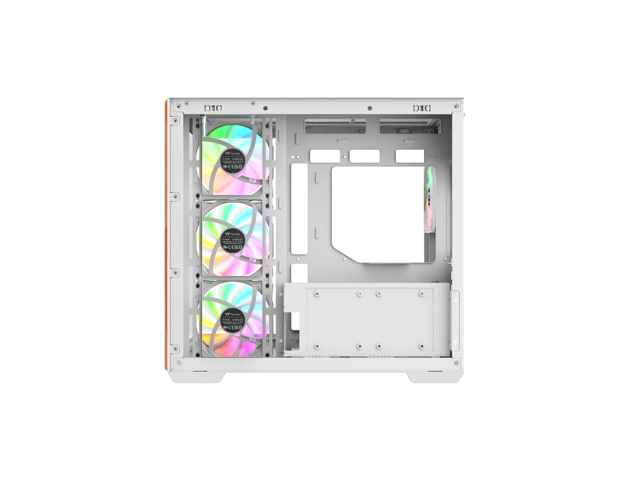 Thermaltake View 380 WS ARGB; Mid Tower Chassis; Side Wood Trim; 4x120mm ARGB Lite Fans Included; 360mm Radiator Support; 415mm GPU Clearance;...