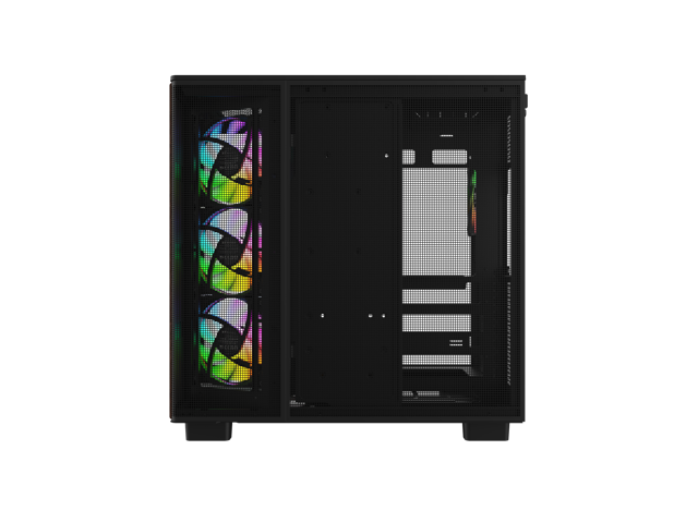 Thermaltake View 380 XL WS ARGB; Mid Tower Chassis; Side Wood Trim; 4x120mm ARGB Lite Fans Included; 360mm Radiator Support; 420mm GPU Clearance;...