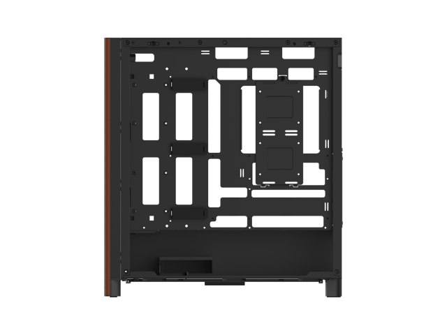 Thermaltake S370 WS; Mid Tower Chassis; Wood Front Trim; 4x120mm CT120 PWM Fans Included; 360mm Radiator Support; 410mm GPU Clearance; 200mm Max...