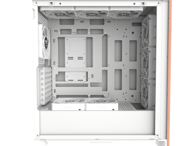 Thermaltake S370 WS; Mid Tower Chassis; Wood Front Trim; 4x120mm CT120 PWM Fans Included; 360mm Radiator Support; 410mm GPU Clearance; 200mm Max...