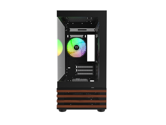 Thermaltake View 170 WS ARGB; Micro Chassis; Bottom Wood Trim; 3x120mm ARGB Lite Fans Included; 280mm Radiator Support; 340mm GPU Clearance; 180mm...