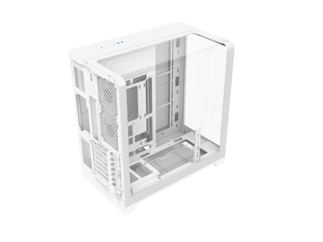 Thermaltake View 390 TG; Mid Tower; 2x120mm CT PWM Fans Included; 360mm Radiator Support; 460mm GPU Clearance; Hidden Connector Support; Rotatable...