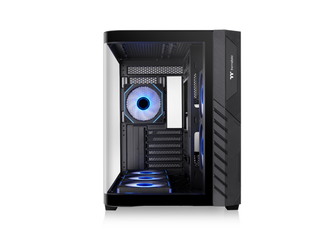 Thermaltake Vision 330 CR ARGB; Mid Tower; Curved Hinged TG panel; 6x120mm Infinity ARGB PWM Fans Included; 360mm Radiator Support; 420mm GPU...