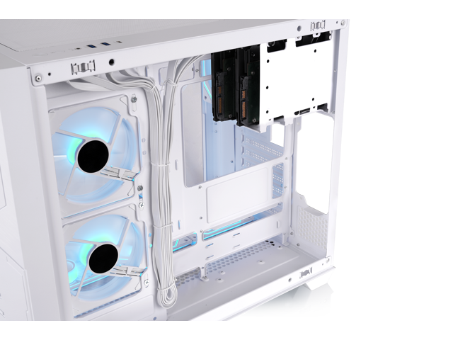 Thermaltake Vision 330 CR ARGB; Mid Tower; Curved Hinged TG panel; 6x120mm Infinity ARGB PWM Fans Included; 360mm Radiator Support; 420mm GPU...